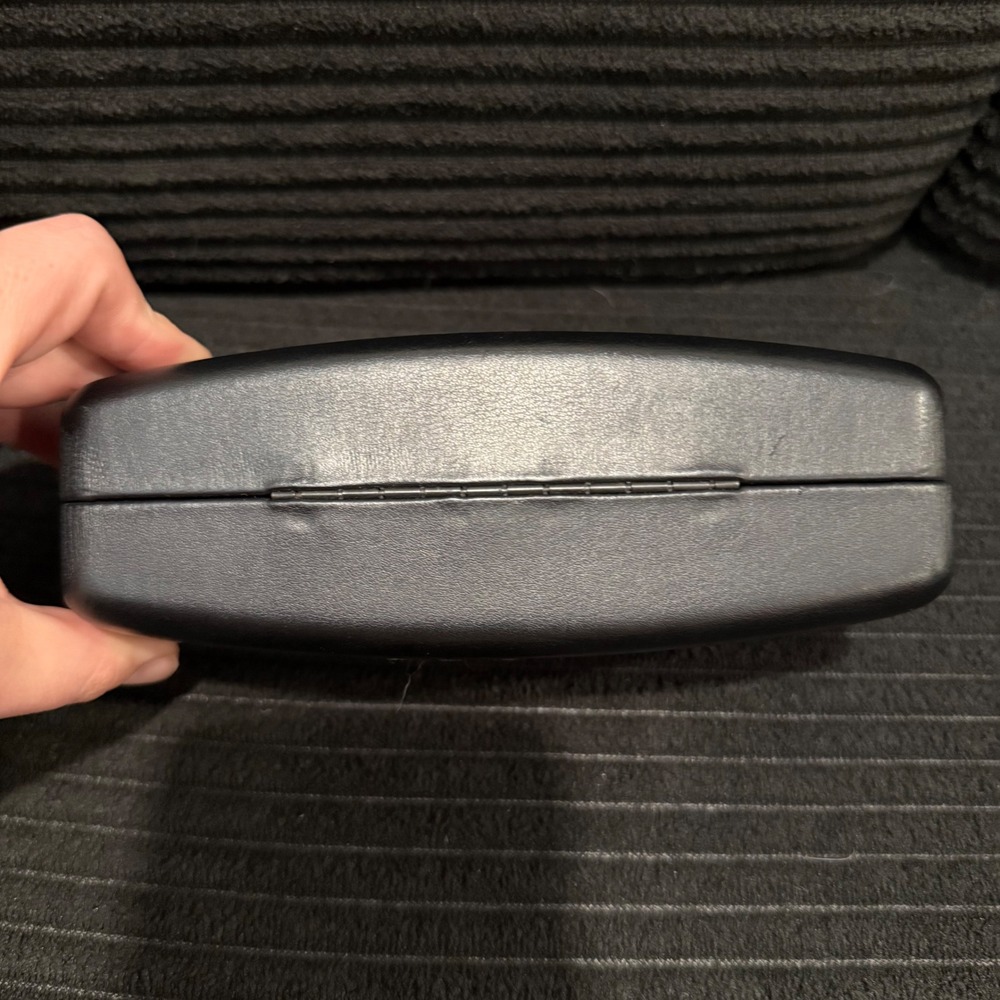 Versace Black Hard Shell Sunglasses Case Gold Logo Large Designer Case Only - Picture 3 of 4